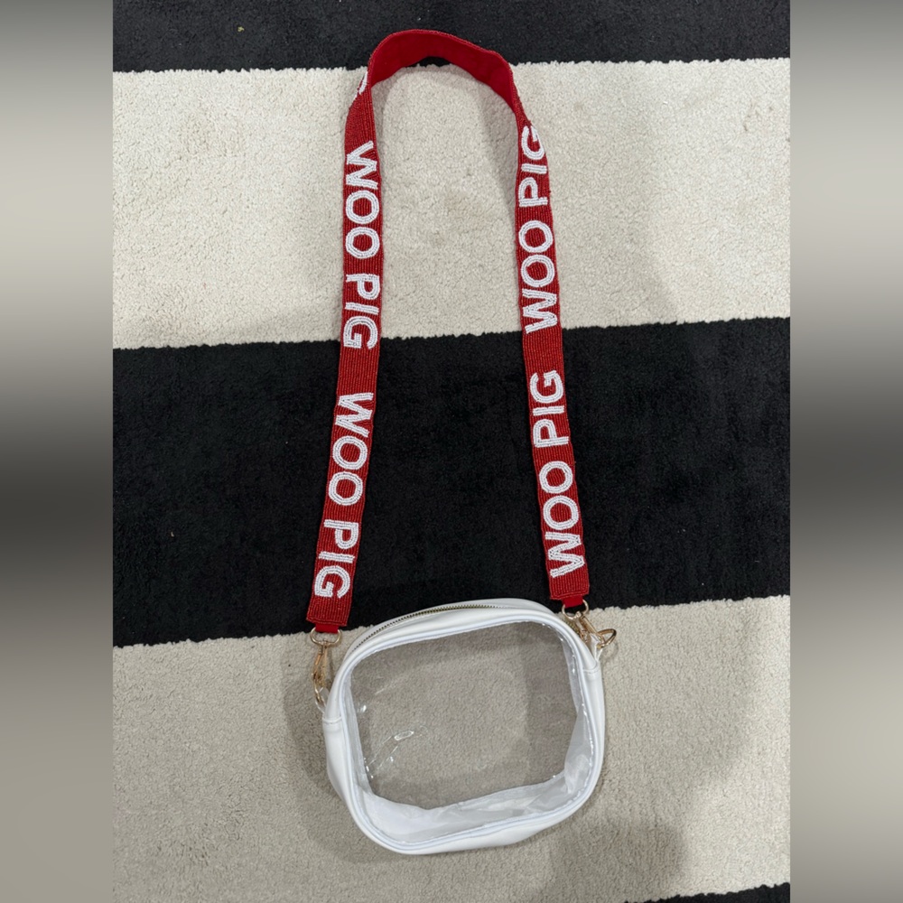 Woo Pig Beaded Purse Strap